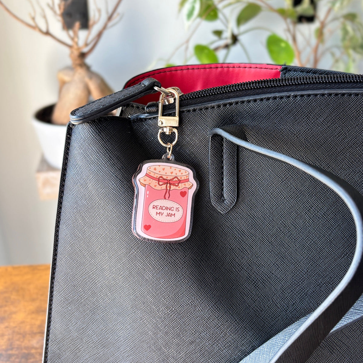 Reading is my Jam Acrylic Keychain