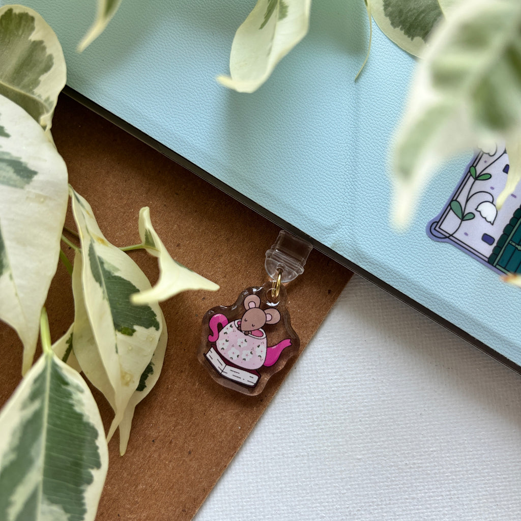 Tea Mouse USB-C Dust Charm