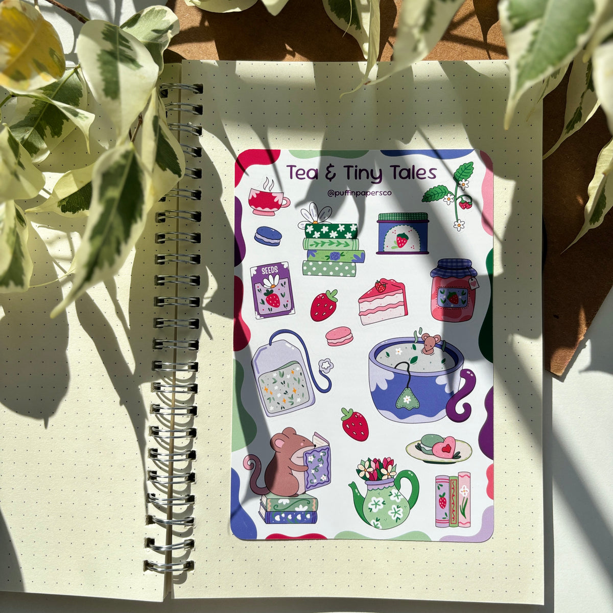 Tea & Tiny Tales Sticker Sheet