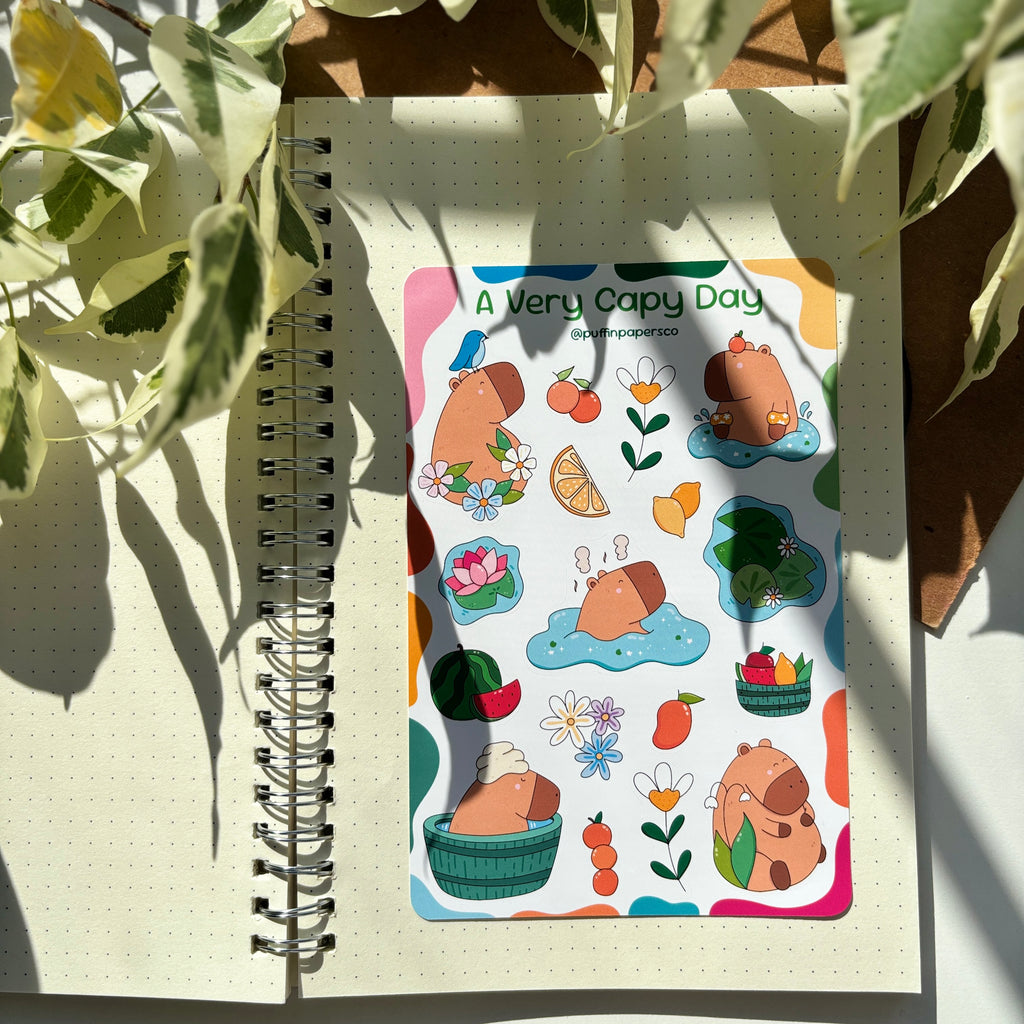 A Very Capy Day Sticker Sheet
