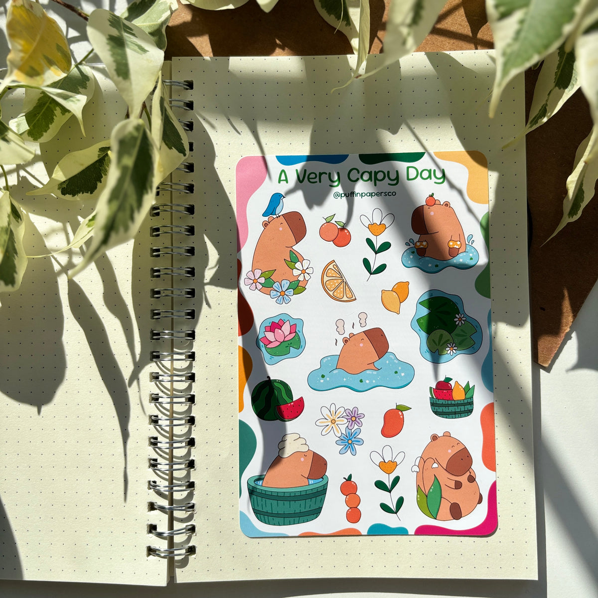 A Very Capy Day Sticker Sheet