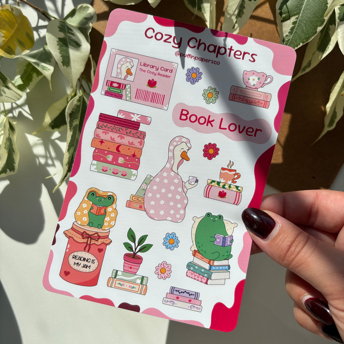 Cozy Chapters Sticker Sheet