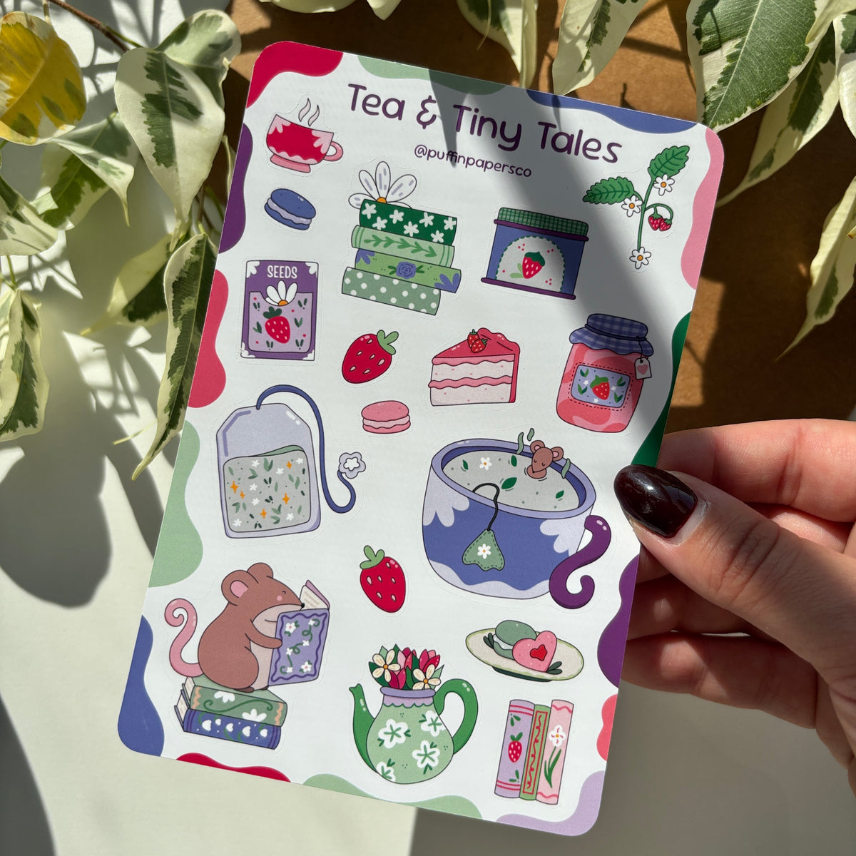 Tea & Tiny Tales Sticker Sheet