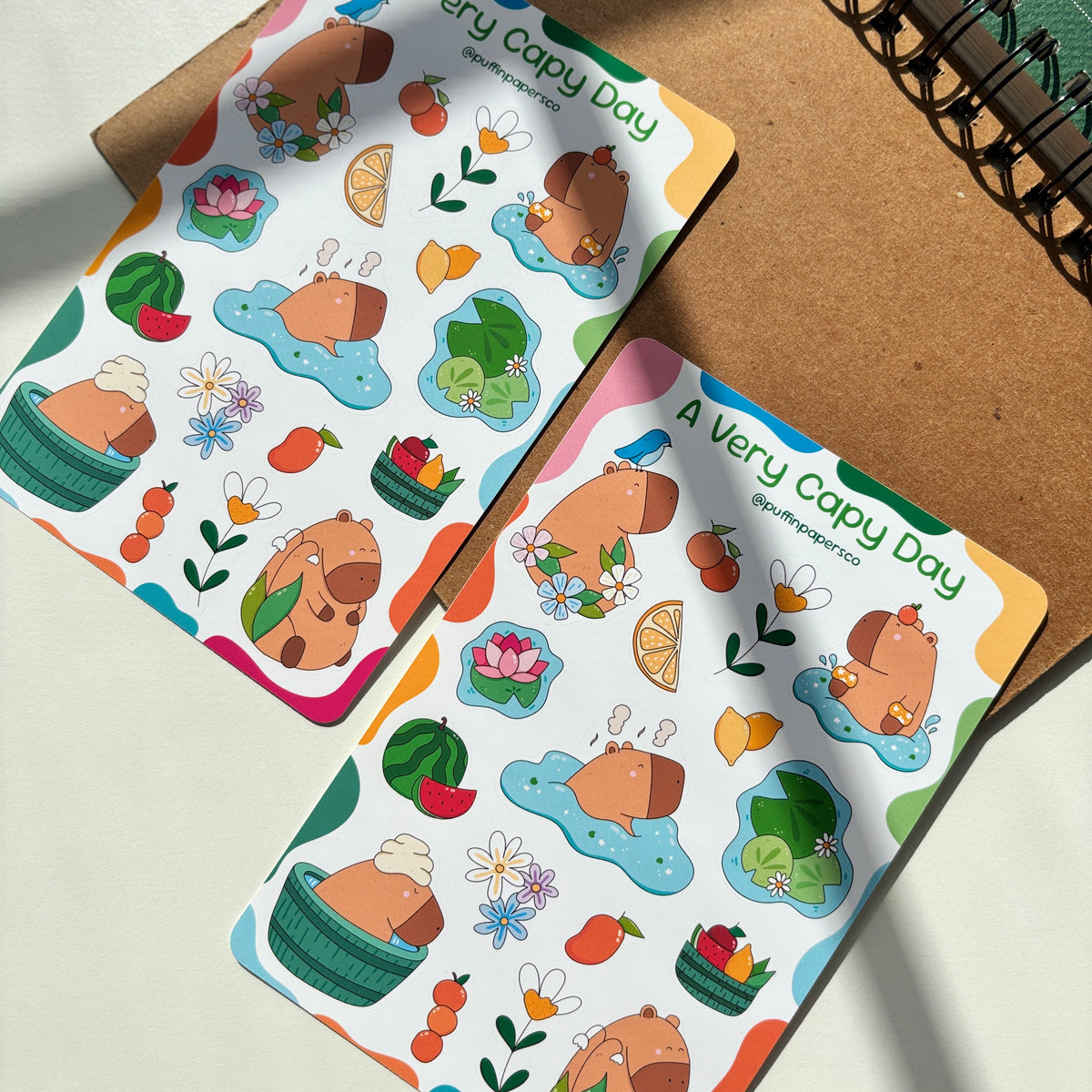 A Very Capy Day Sticker Sheet