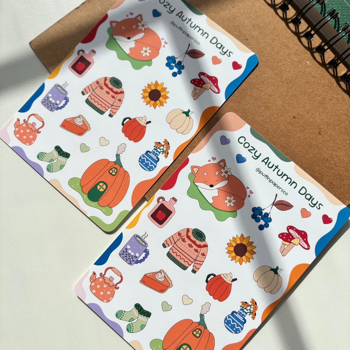 Cozy Autumn Days Sticker Sheet