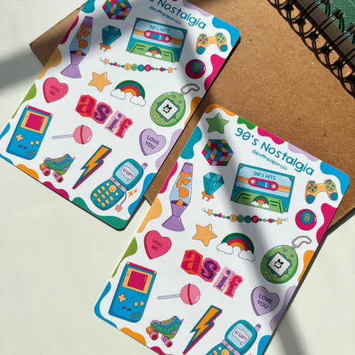 90's Nostalgia Sticker Sheet