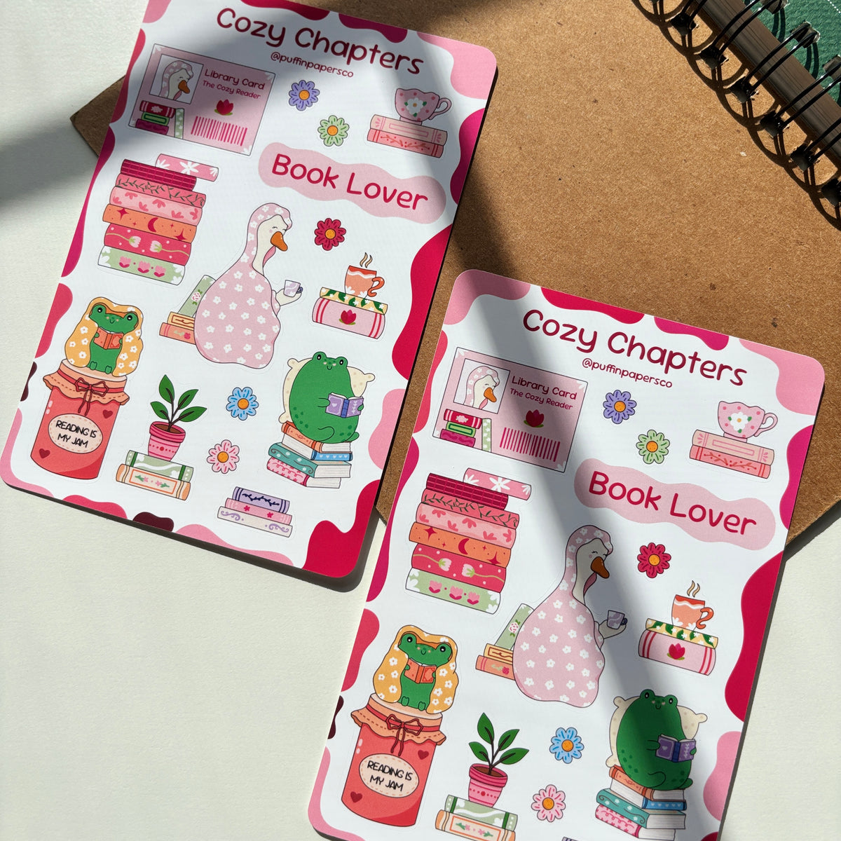 Cozy Chapters Sticker Sheet