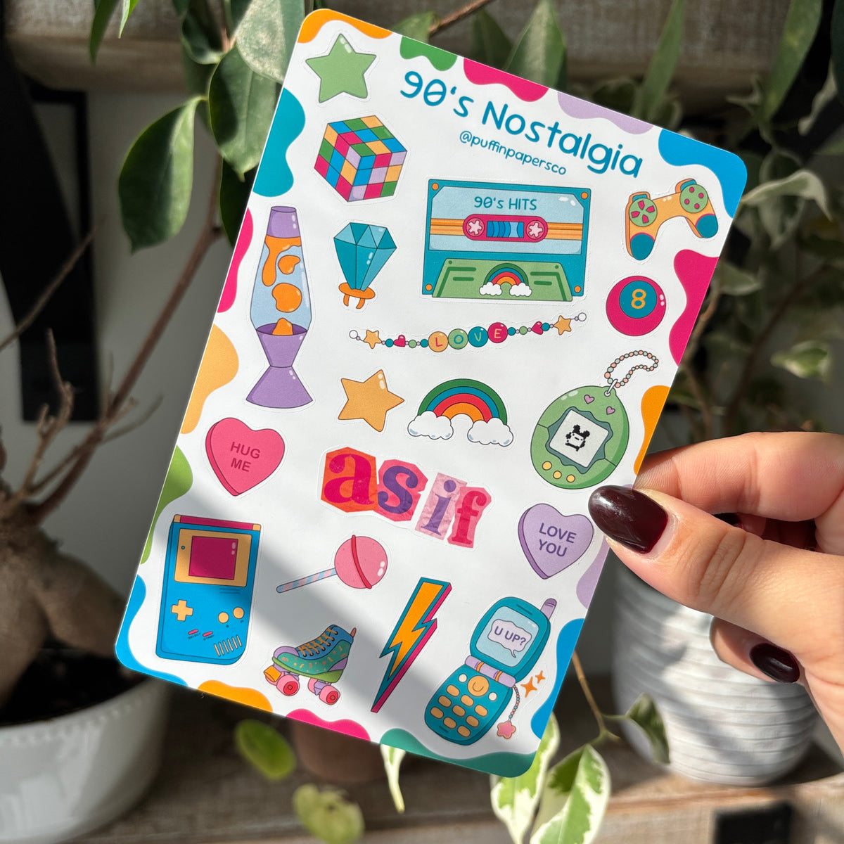 90's Nostalgia Sticker Sheet