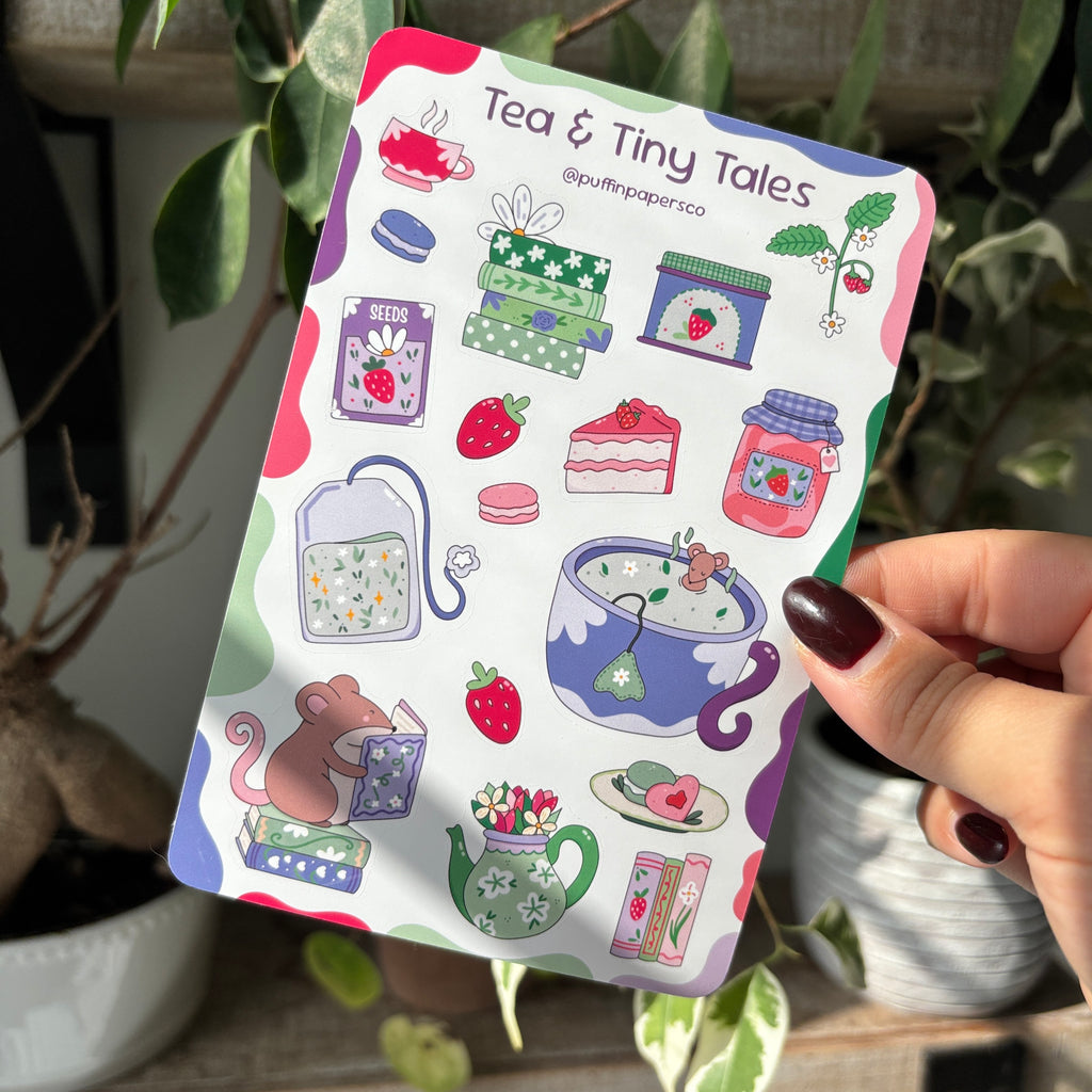 Tea & Tiny Tales Sticker Sheet