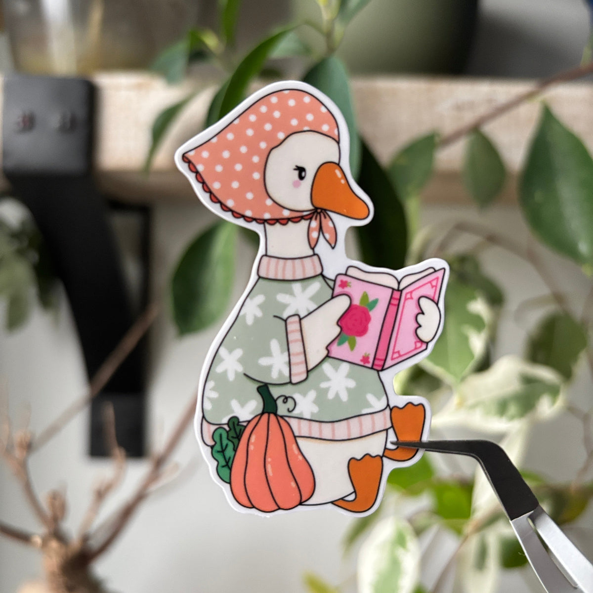 Fall Goosey Sticker