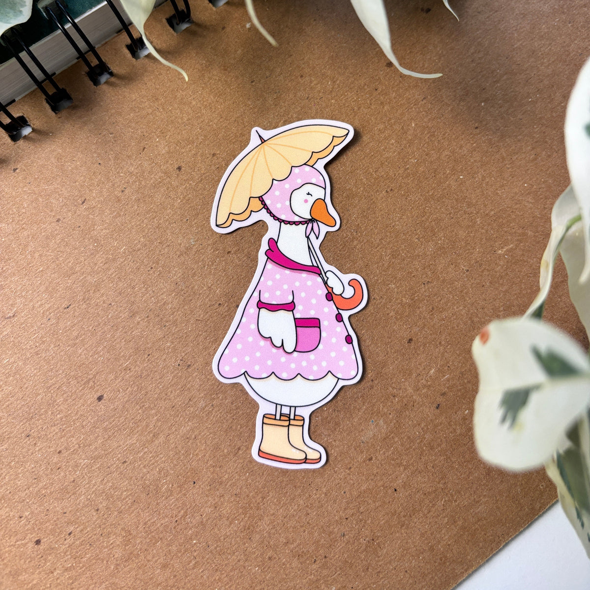 Spring Goose Sticker