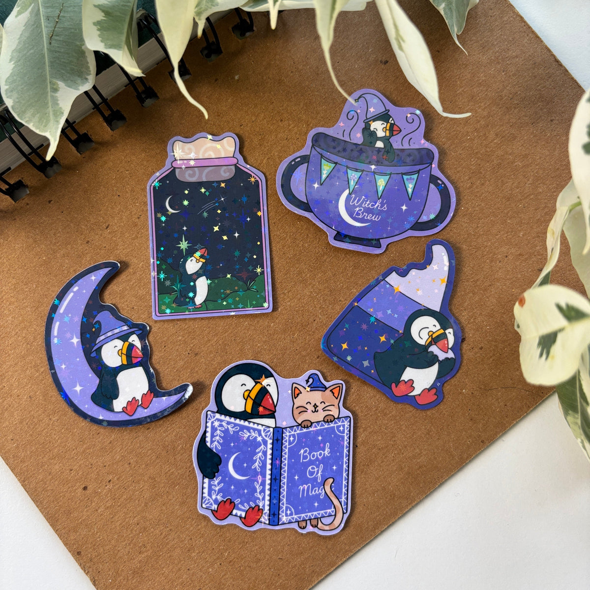 Puffin Magic - Sticker Pack - 5 Stickers