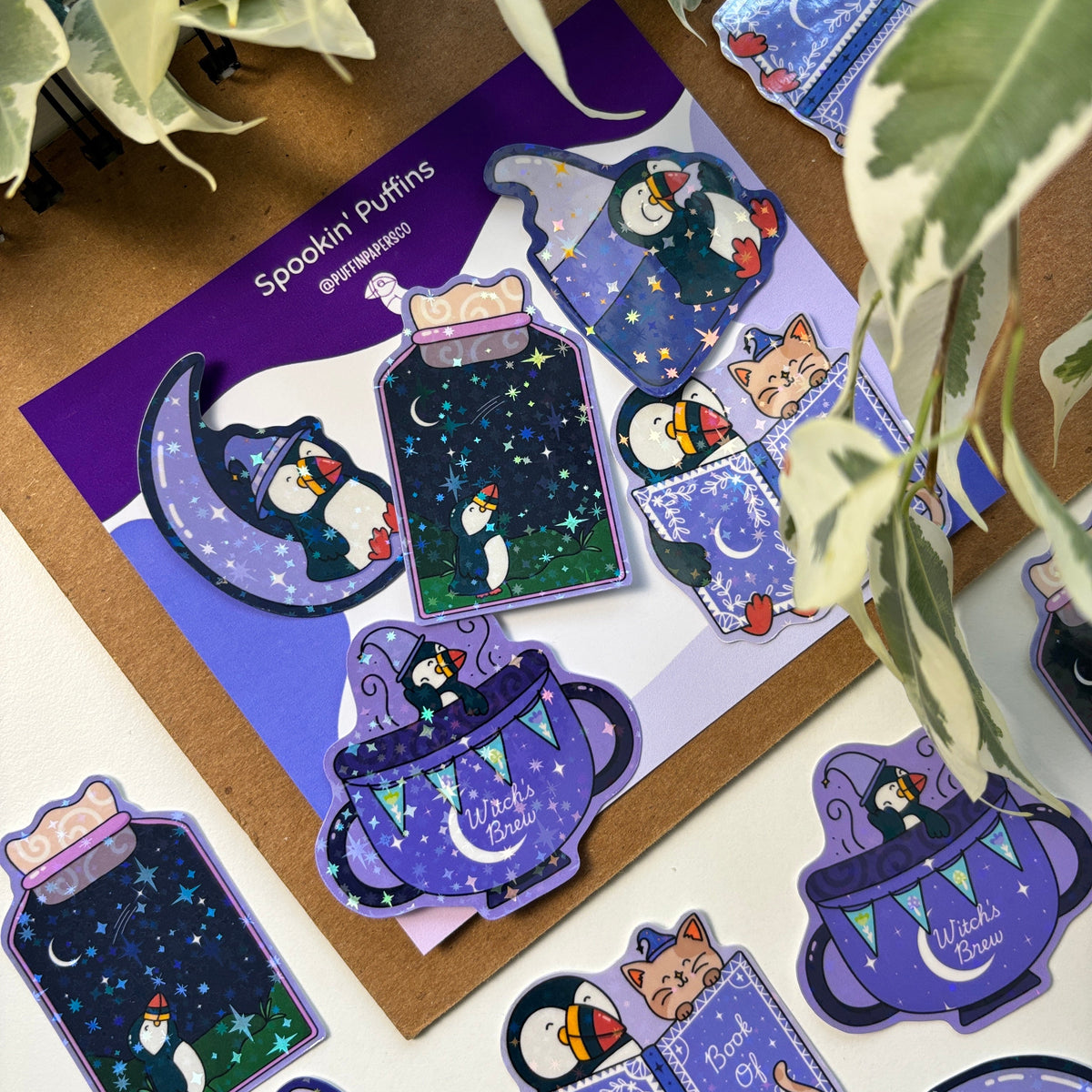 Puffin Magic - Sticker Pack - 5 Stickers