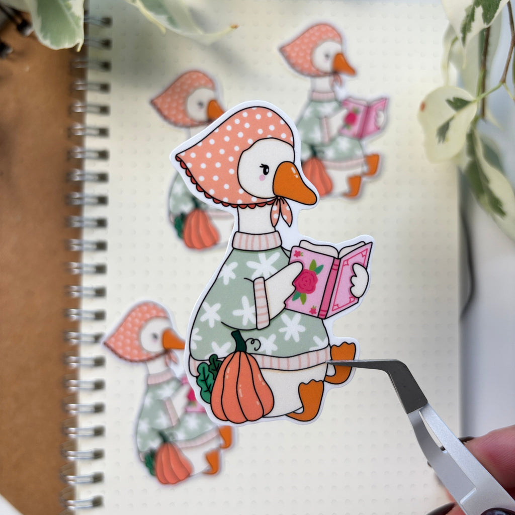 Fall Goosey Sticker
