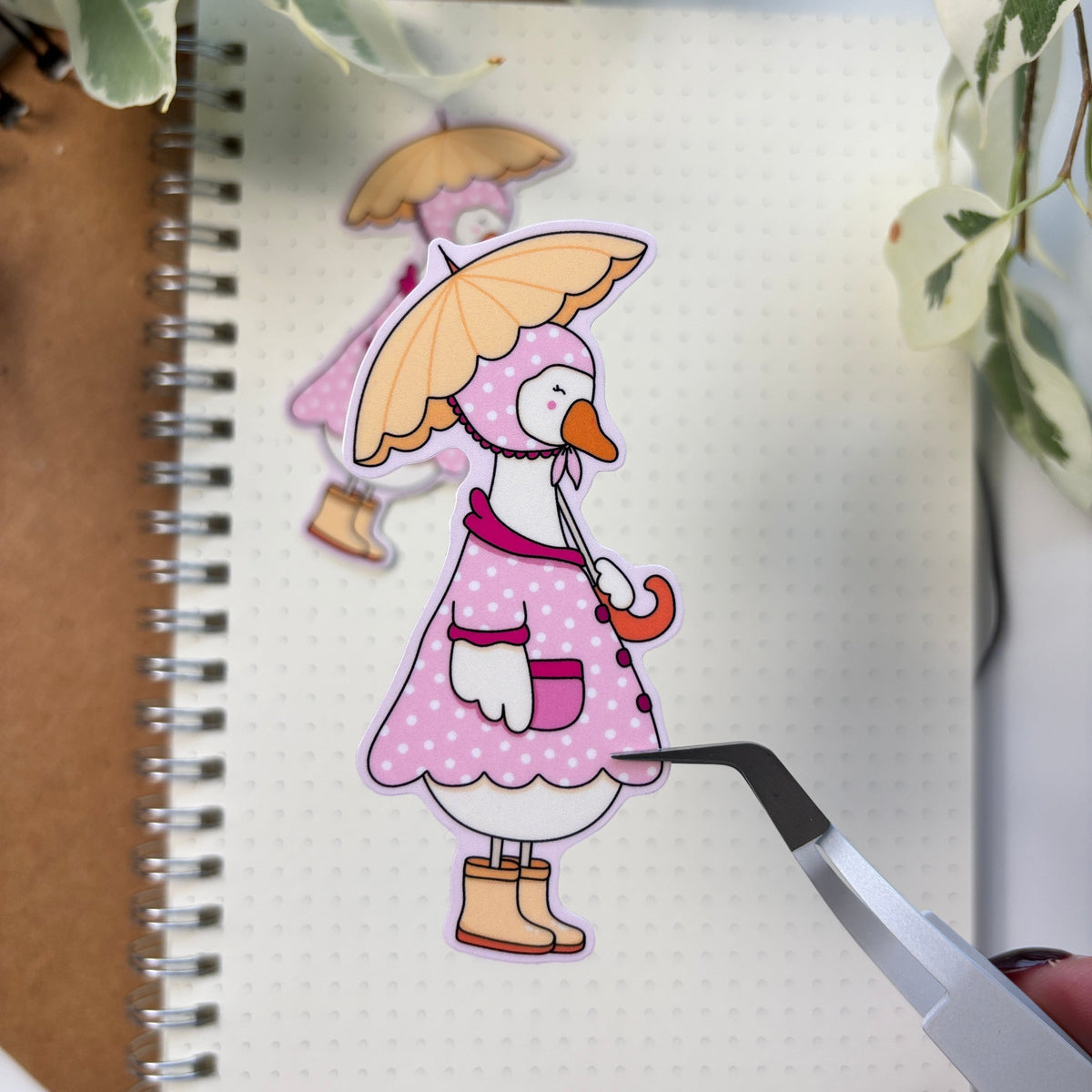 Spring Goose Sticker