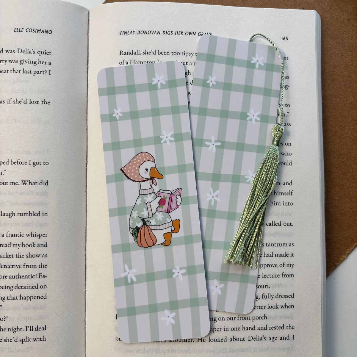Fall Goosey Bookmark