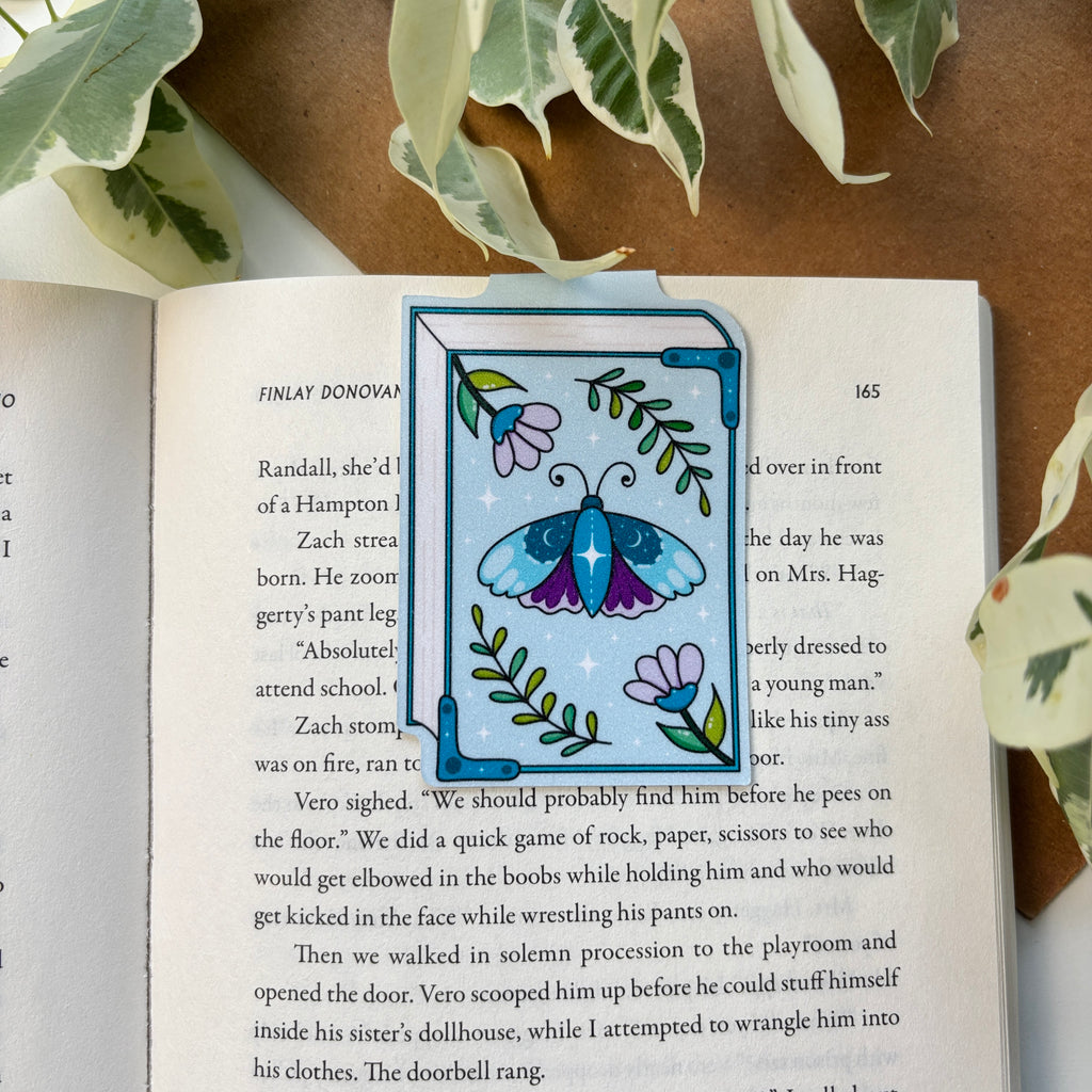 Magical Glitter Magnetic Bookmark