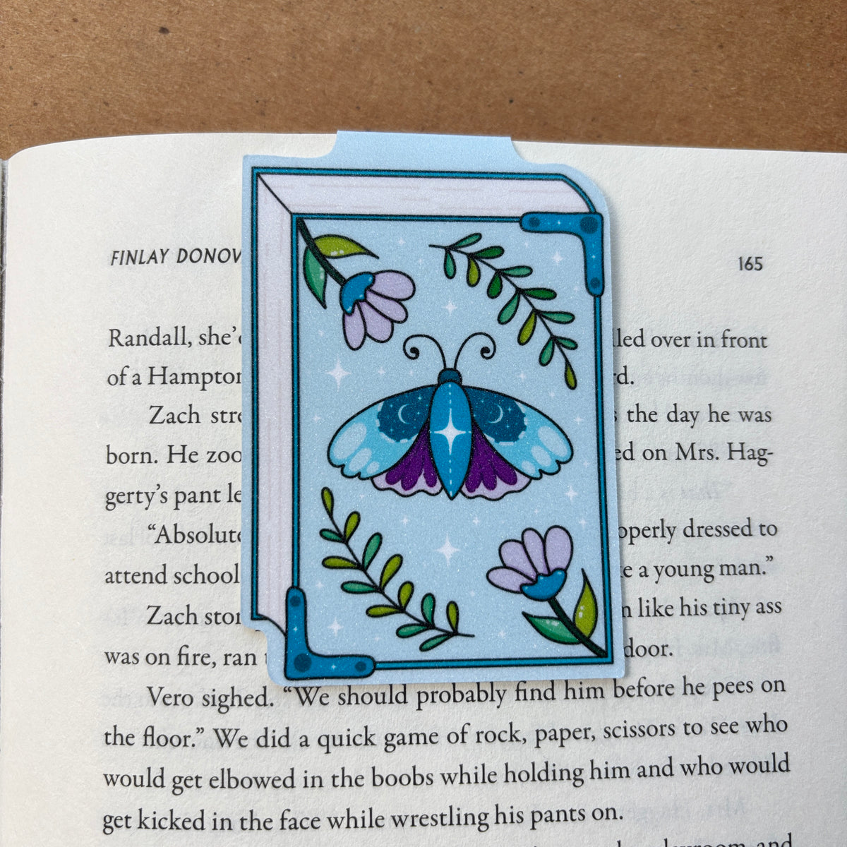 Magical Glitter Magnetic Bookmark