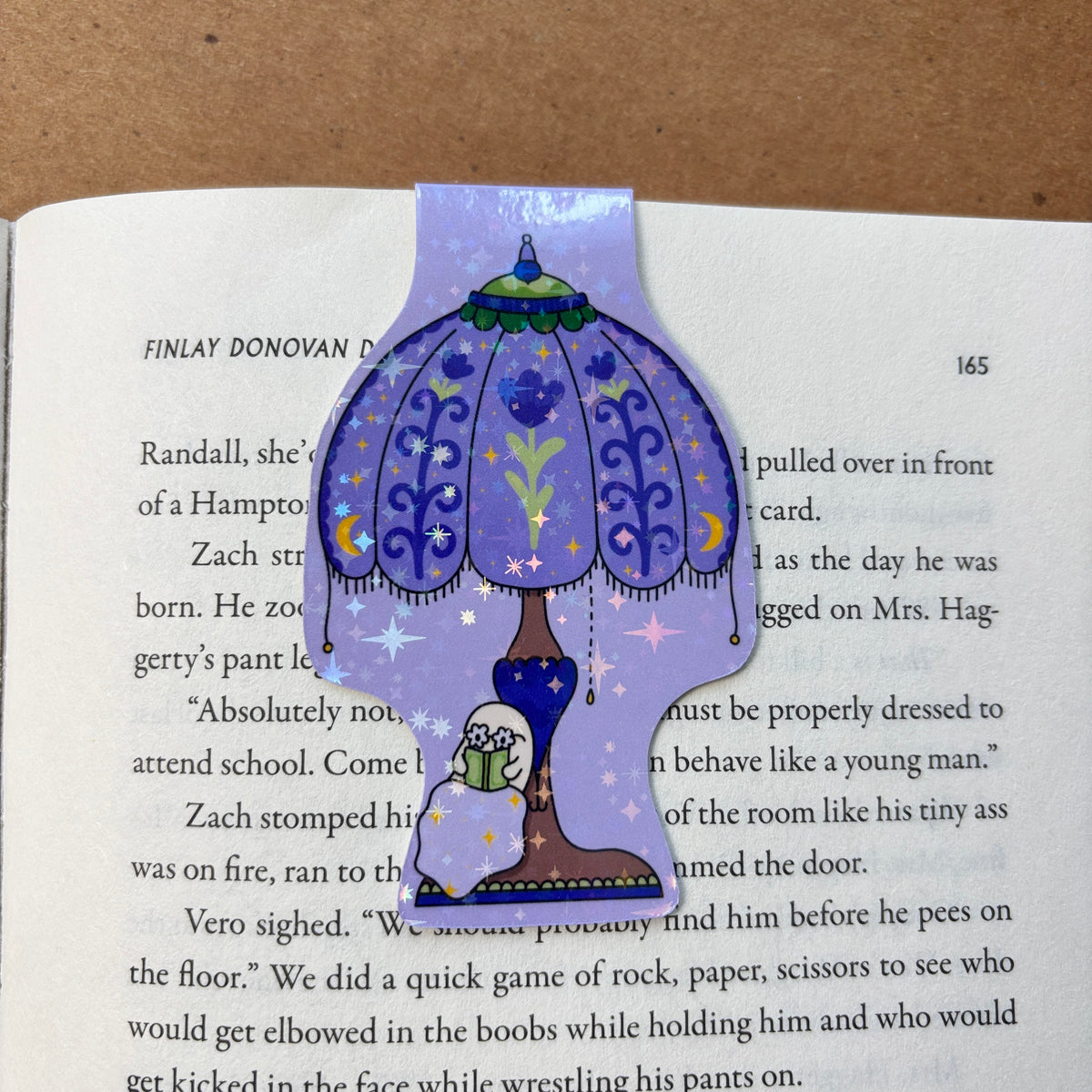 Vintage Bookish Ghost Magnetic Bookmark