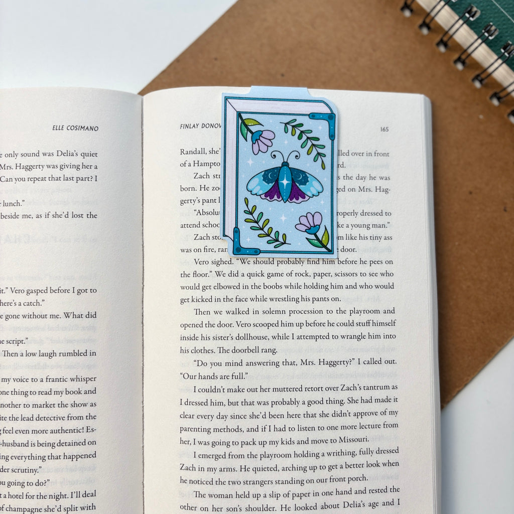 Magical Glitter Magnetic Bookmark