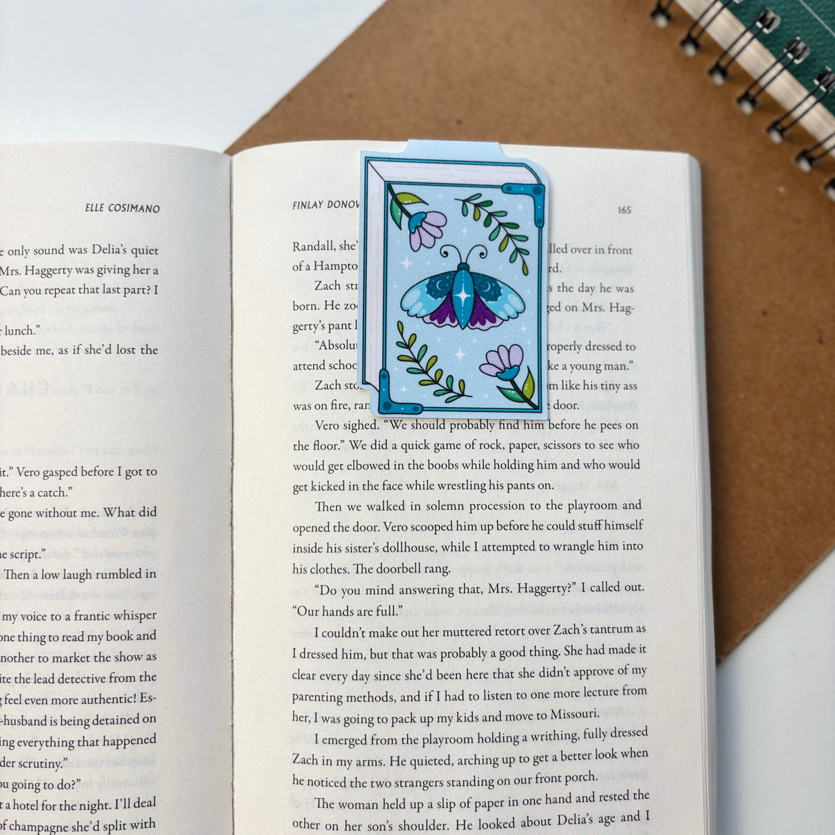 Magical Glitter Magnetic Bookmark