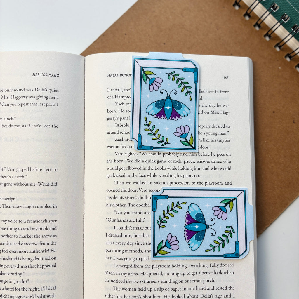 Magical Glitter Magnetic Bookmark