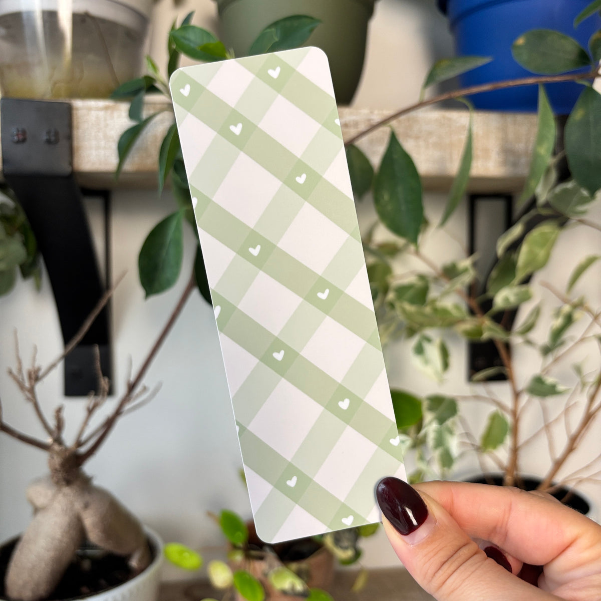 Fall Kitty Cup Bookmark