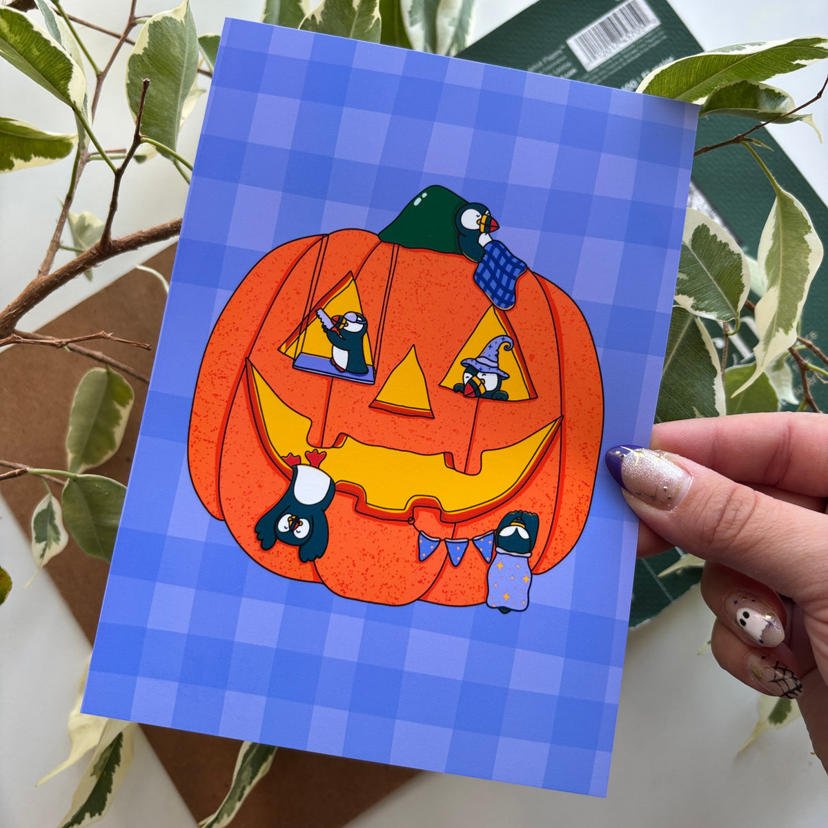 Jack-O-Puffins Print