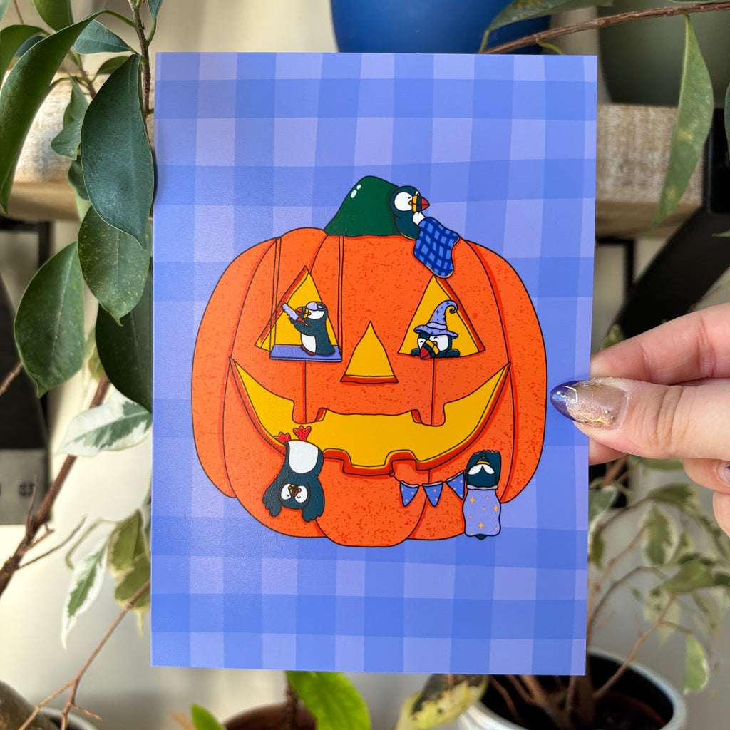 Jack-O-Puffins Print