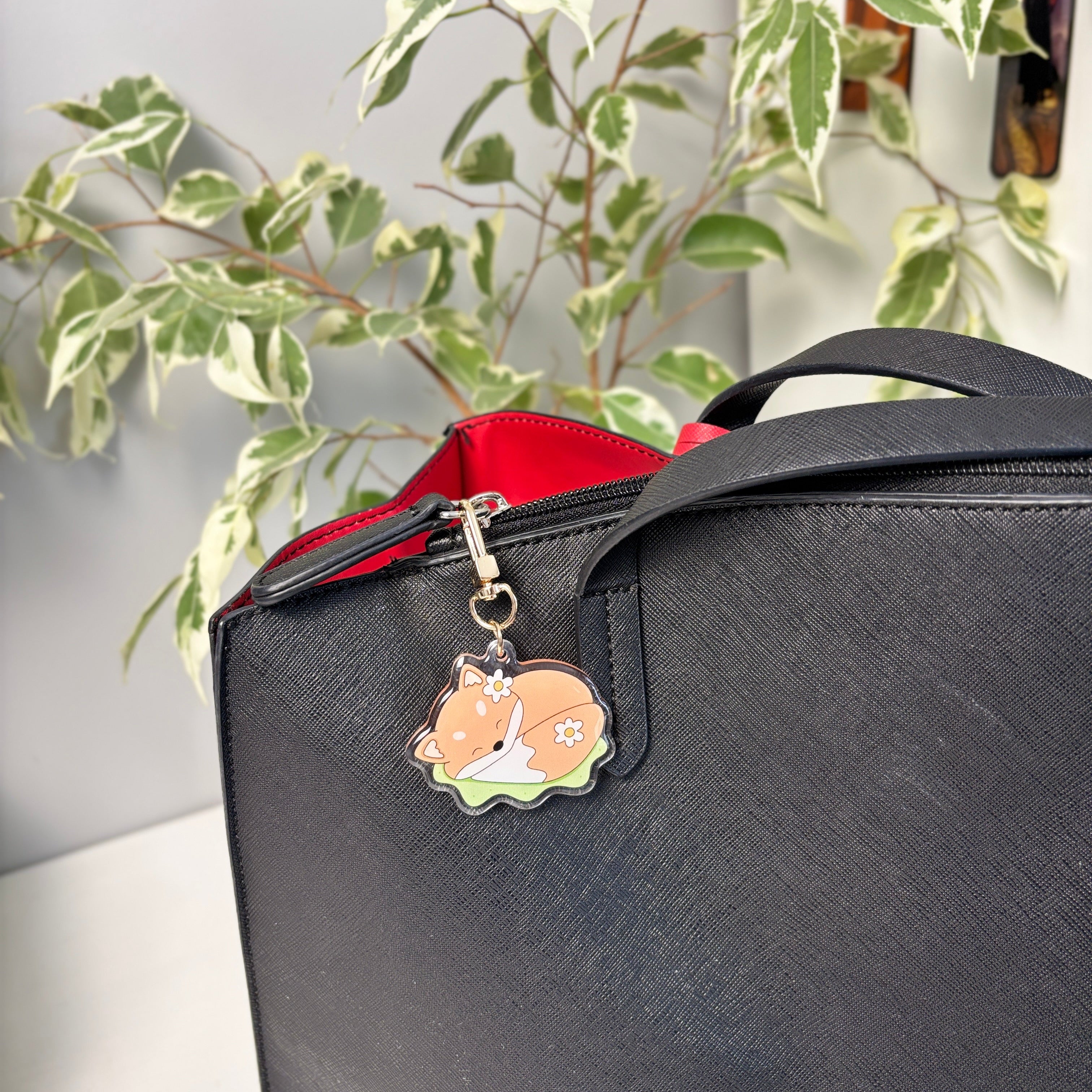 Cute Fox Acrylic Keychain