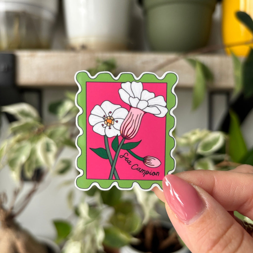 Coastal Flower Stamps Sticker Pack