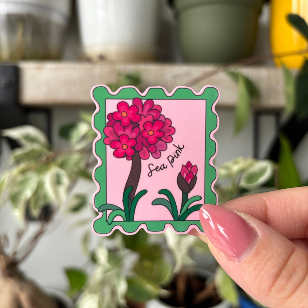 Coastal Flower Stamps Sticker Pack