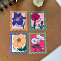 Coastal Flower Stamps Sticker Pack