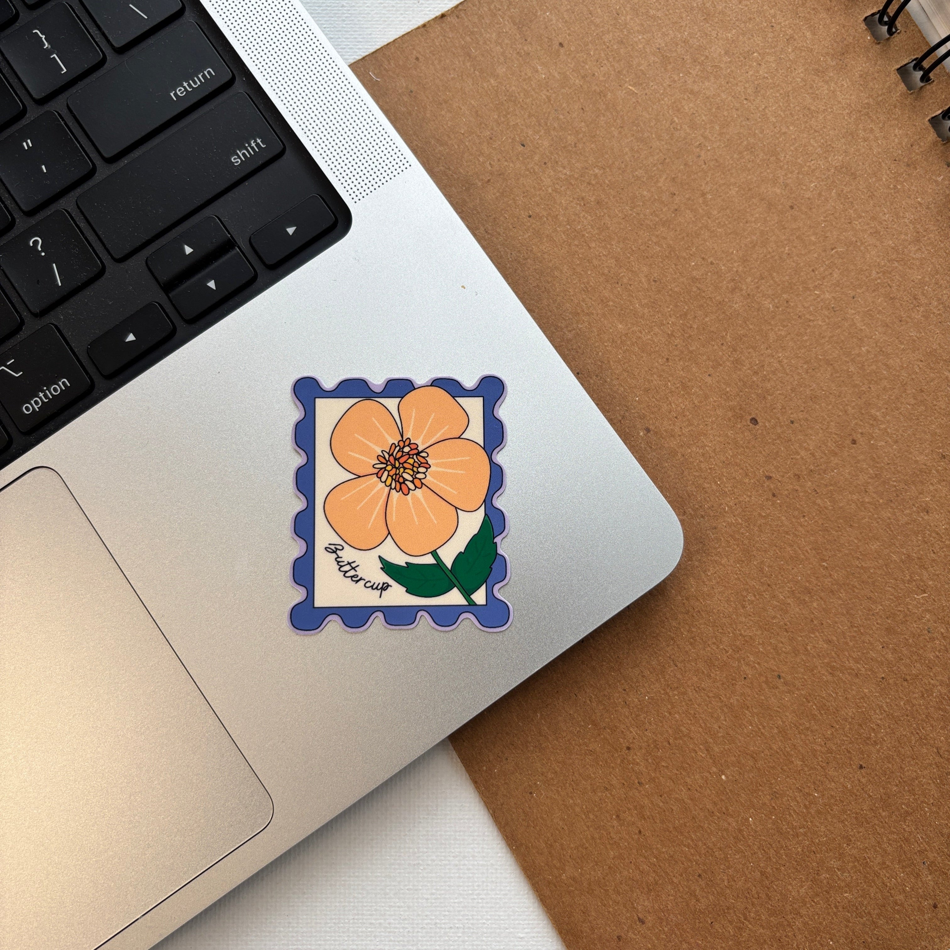 Coastal Flower Stamps Sticker Pack