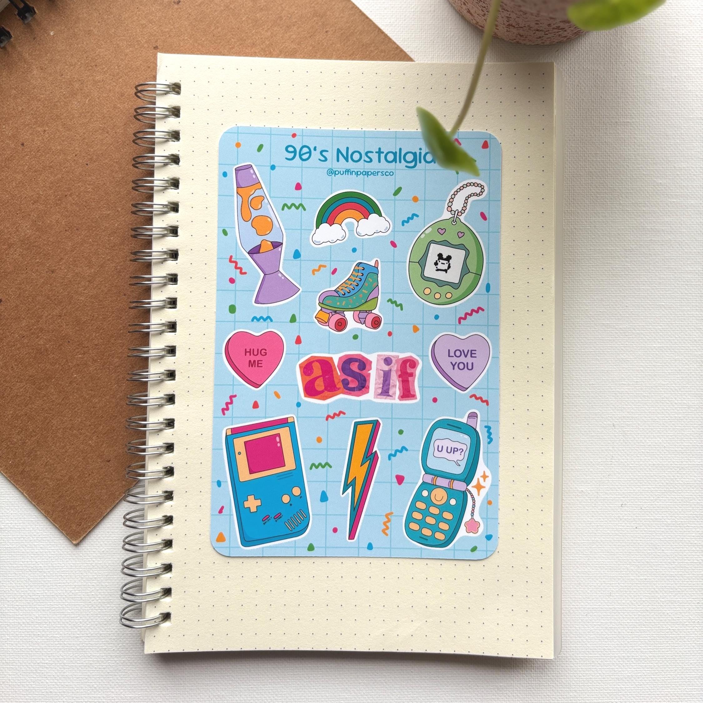 90's Nostalgia Sticker Sheet