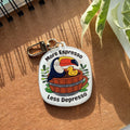 More Espresso Less Depresso Acrylic Keychain