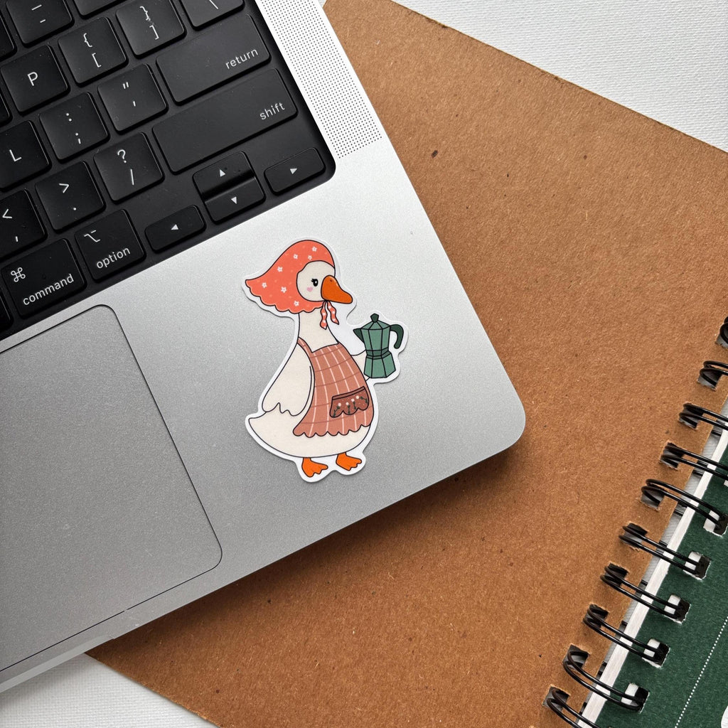 Coffee Goose Vinyl Sticker