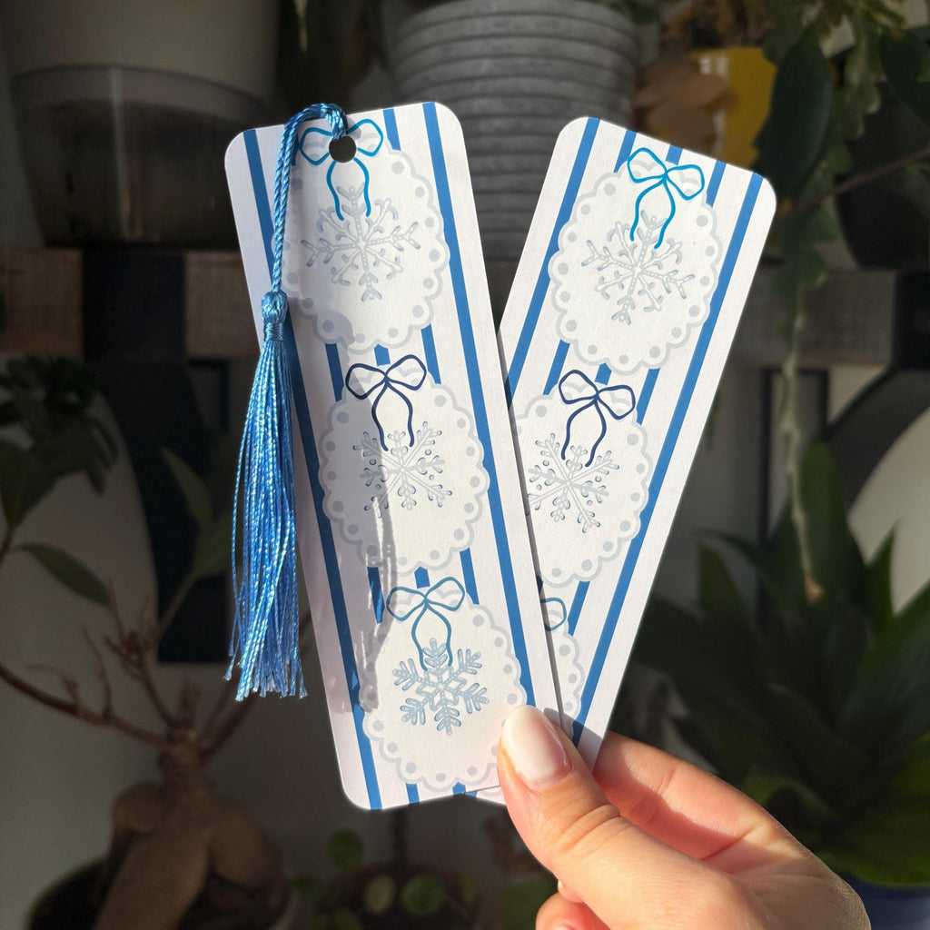 Snowflake Winter Bookmark