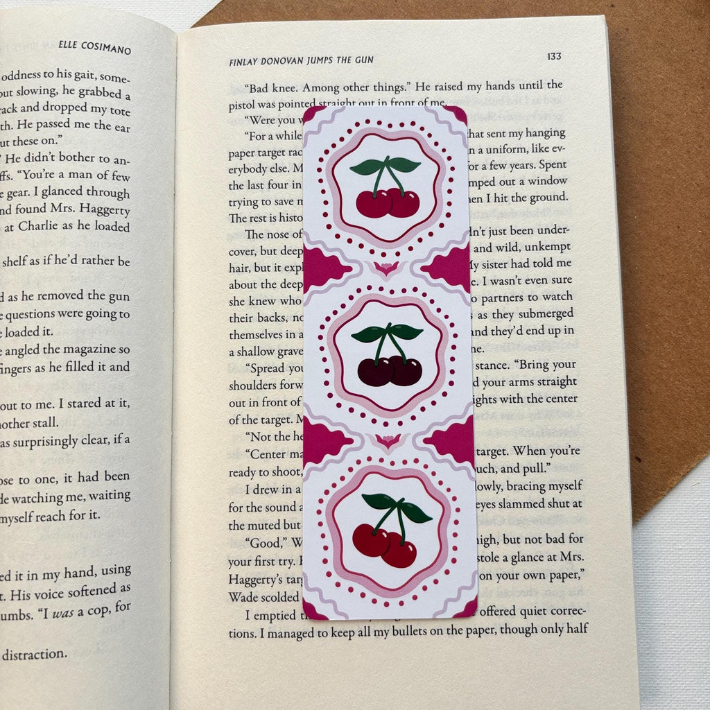 Vintage Cherry Bookmark
