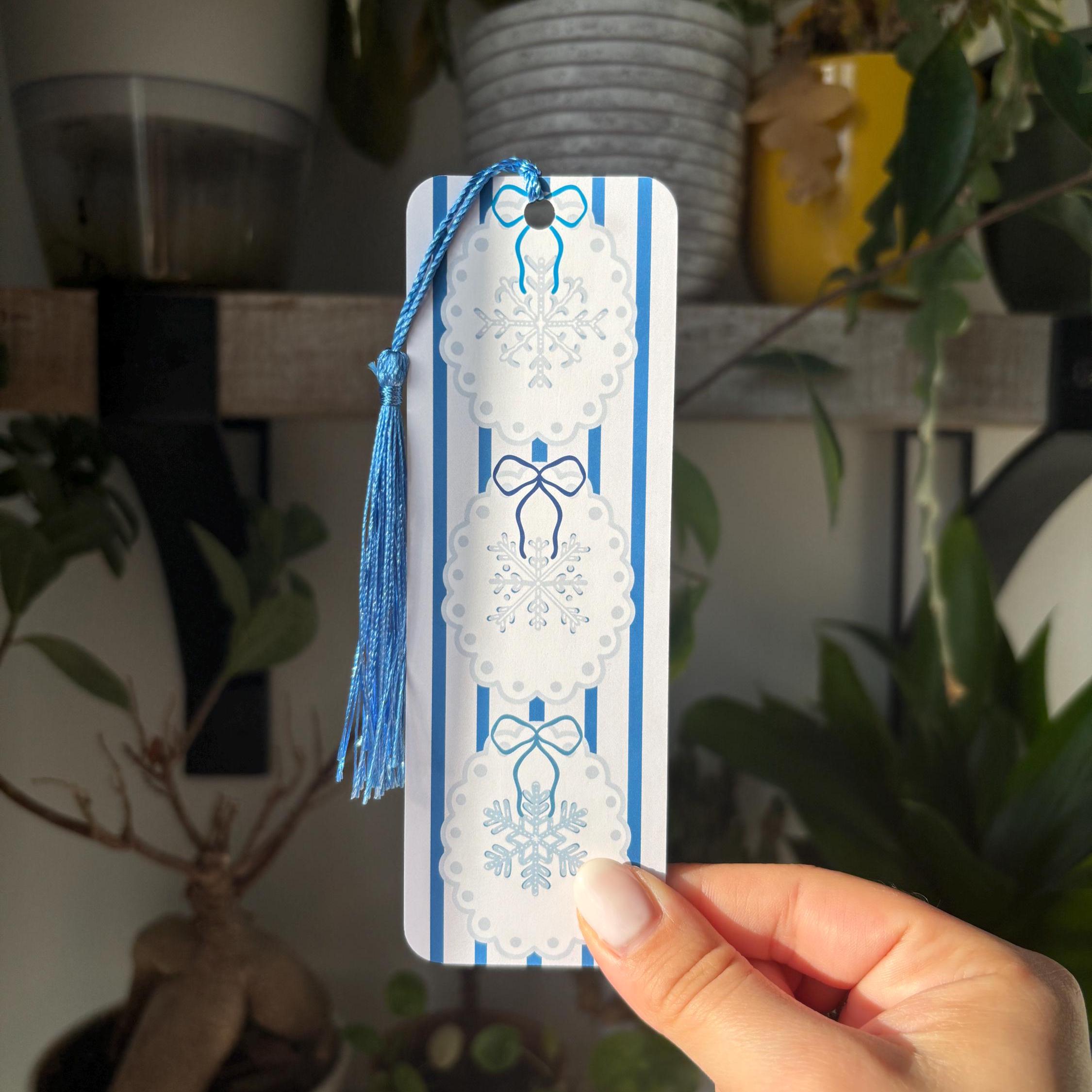 Snowflake Winter Bookmark