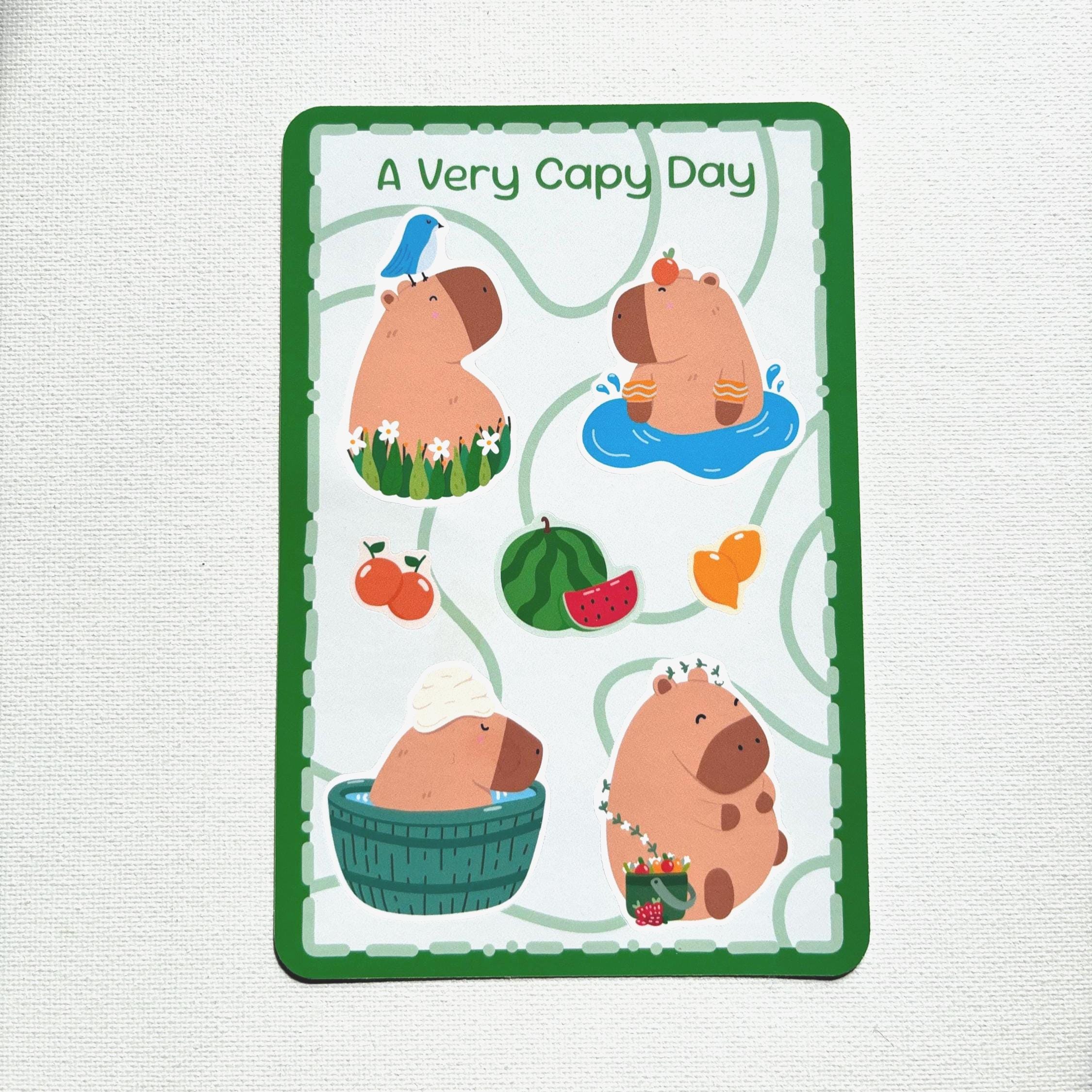 A Very Capy Day Sticker Sheet
