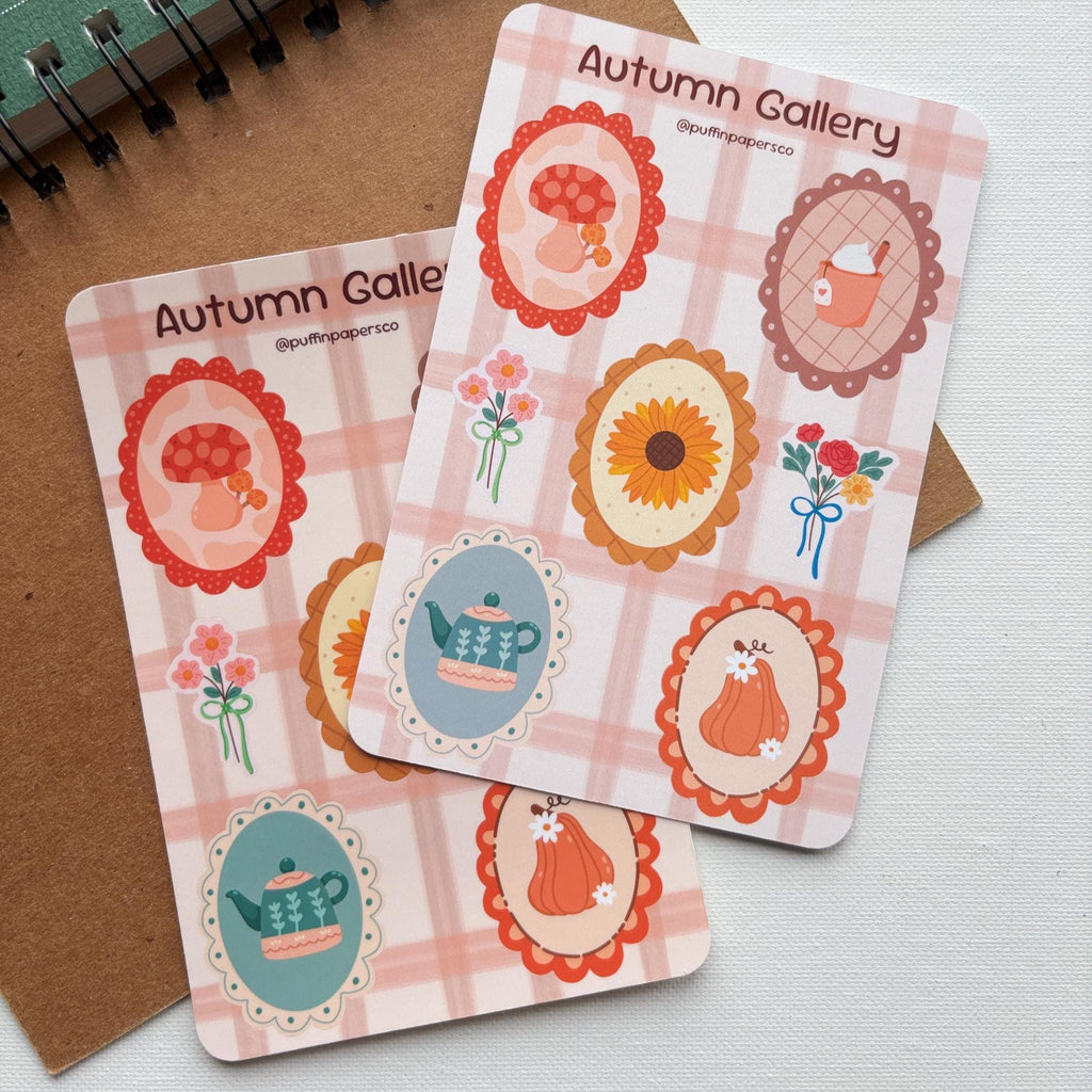 Autumn Gallery Sticker Sheet
