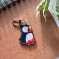 Cozy Puffin Acrylic Keychain