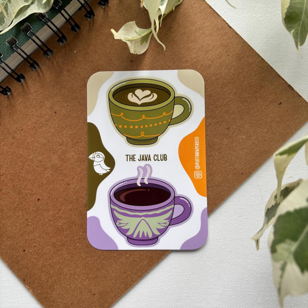 Coffee Sticker Set Vinyl Sticker