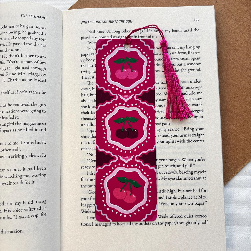 Vintage Cherry Bookmark