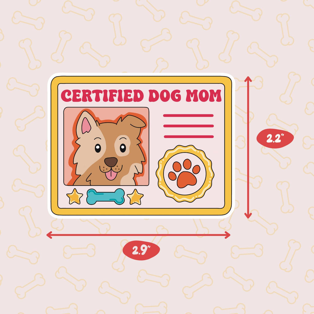 Certified Dog Parent Vinyl Sticker