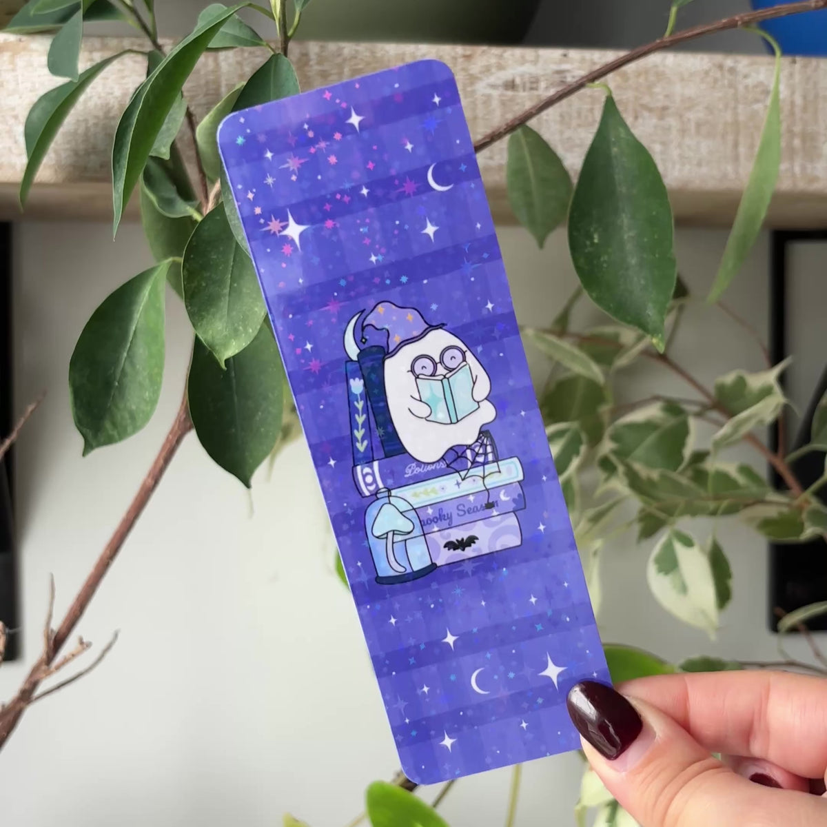 Ghosty Reading Bookmark